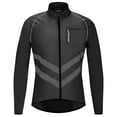thumbnail image 1 of Men Cycling Jacket Windproof Reflective Long Sleeve Biking Jersey Bike Jacket for Riding Running Jogging, 1 of 7