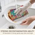thumbnail image 7 of 6 Pcs Funny Kitchen Towels,Pioneer Flower Floral Print Pattern Microfiber Dish Towels,Kitchen Tea Towels,Kitchen Towel Set (18" X 26"), 7 of 7