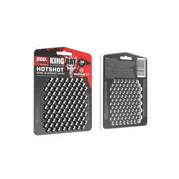 Barnett King Rat Slingshots Munitions en acier pour lance-pierres x 200 unités