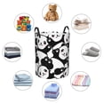 thumbnail image 4 of Fuzoiu Seamless Pattern Cute Panda Print Circular Hamper,Laundry Basket with Handle,Collapsible Laundry,Dirty Clothes Storage Basket,for Bedroom Bathroom Dorm Living Room-Small, 4 of 6