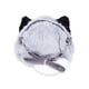 thumbnail image 5 of Bolsa De Peluche Suave De Lobo Gris Con Movimiento, 5 of 6