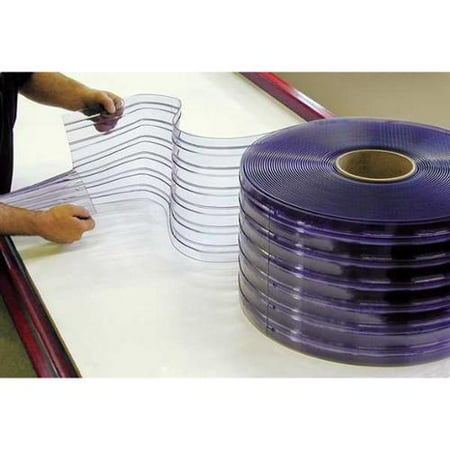 TMI 999-00207 Vinyl Door Strip, Ribbed, 12 In