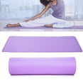 thumbnail image 4 of Esterilla de yoga NBR alargada, antideslizante, multifunción, para ejercicios de fitness, 183 x 61 x 1 cm (morado), 4 of 13