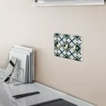 thumbnail image 5 of Yayeee Toggle Light Switch Wall Plate 2-Gang 4.56"x4.48" Decorative Outlet Cover, Gold Geometric Pattern, 5 of 7