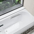thumbnail image 5 of Concorde 60" x 32" Acrylic Glossy White, Alcove, Integral, Left-Hand Drain, Apron Bathtub, 5 of 12