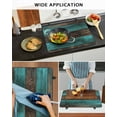 thumbnail image 6 of nqOlkjepod Large Induction Cooktop Protector Mat 28.5"x20.5", Teal Brown Wood Stove Top Covers for Electric Stove, Vintage Simple Chic Board Decorative Stove Burner Cover Mats, Glass Top Stove Cover, 6 of 8
