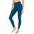 thumbnail image 1 of 90 Degree By Reflex High Waist Power Flex Tummy control Leggings - Ocean Indigo - Small, 1 of 1