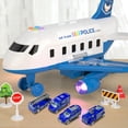 thumbnail image 4 of Juguetes De Modelo De Avión Para Niños, Juego De Modelo De Coche De Avión De Inercia Para Niños Resistente A Caídas, Juguete De Avión De Desmontaje Multifuncional Methold FN003270-01, 4 of 6