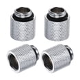 thumbnail image 1 of Unique Bargains Male to Female Extender Fitting G1/4 x 15mm for Computer Water Cooling System Silver 4pcs, 1 of 5