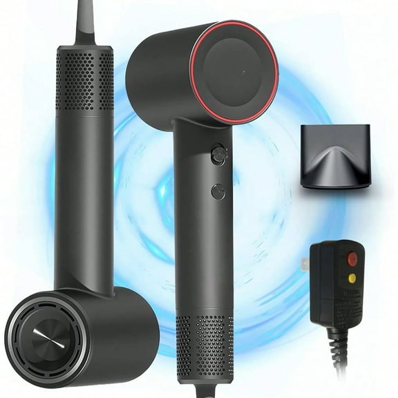 Hair Dryer, Professional High Speed Ionic Blow Dryer with 75M/S Airflow Speed, 1