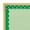 Green, variant on Gray - 2 Sided Scalloped Bb Border - Educational - 12 Pieces