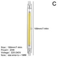 thumbnail image 4 of LED R7s COB 78mm 118mm Dimmable Glass Tubes 15W 30W Bulbs Replace Lamp B, 4 of 9