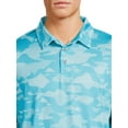 thumbnail image 4 of Ben Hogan Men's and Big Men's Camouflage Golf Polo Shirt with Short Sleeves, Sizes S-5XL, 4 of 5