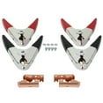 thumbnail image 2 of Scitoo 4pcs Car Parrot Clip, Red/Black, 1100 Amp, 2 of 5