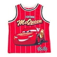 thumbnail image 2 of Disney Cars Lightning McQueen Mesh Jersey Athletic Tank Top and Basketball Shorts Outfit Set Toddler to Big Kid, 2 of 5