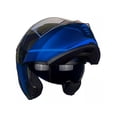 thumbnail image 2 of Casco Abatible De Moto Kov Thunder Waves Azul Con Luz Led, 2 of 5