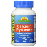 Nova Nutritions Calcium Pyruvate 750 mg 120 Capsules Fat burner