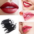 thumbnail image 2 of 100 piezas desechables Lipbrush Lip Gloss varitas labial brillo aplicadores maquillaje herramie Romacci Labios, 2 of 7