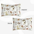 thumbnail image 4 of Daiia Mushrooms And Butterflies Bedding Waterproof Pillow Protector Zippered Queen – Bed Bug Proof Pillow Encasement-16"x24", 4 of 9
