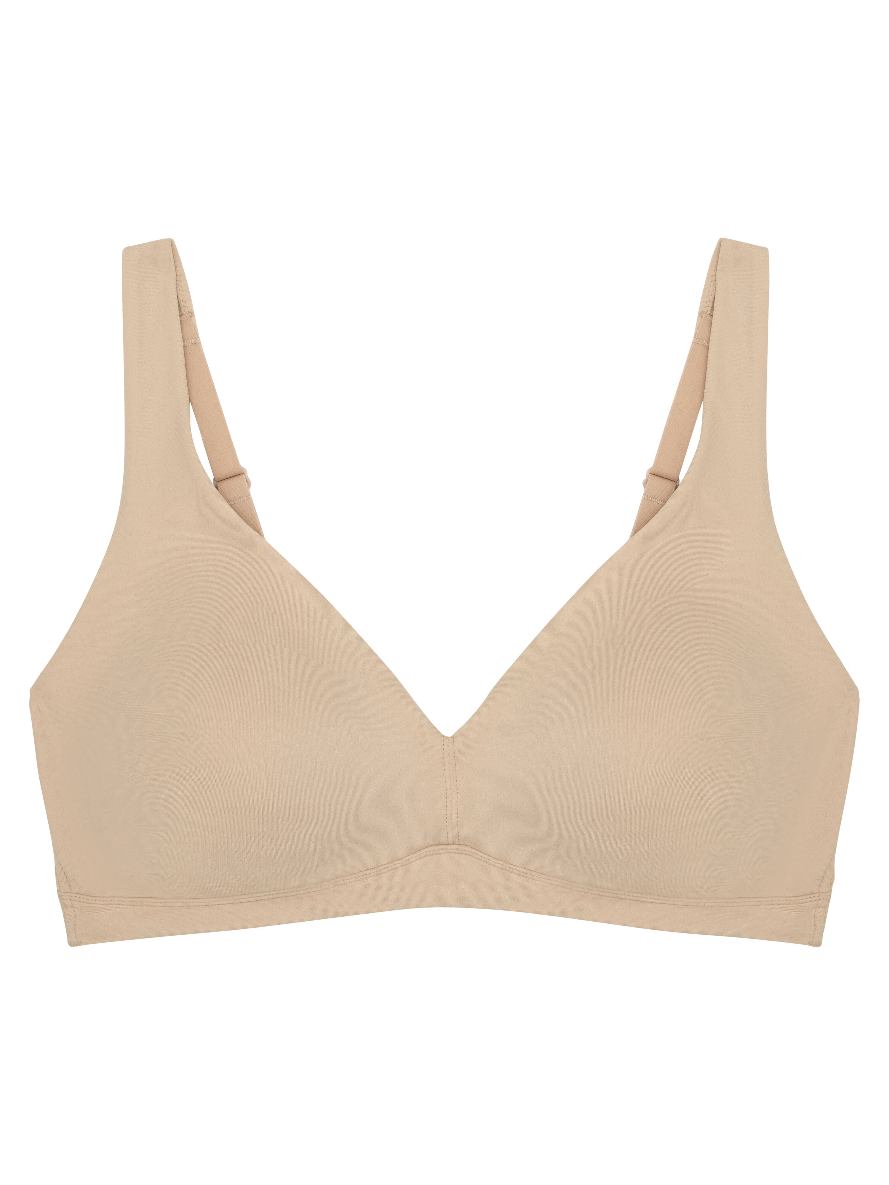 Vanity Fair Lingerie Women's Beauty Back Wireless Bra with Lift, Smoothing, Simple Sizing S-3XL, Style 72164