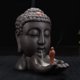 thumbnail image 4 of Quemador de incienso de reflujo con cono de incienso de reflujo, quemador de incienso de cono de reflujo de cerámica para el hogar (quemador de incienso de Buda), 4 of 5