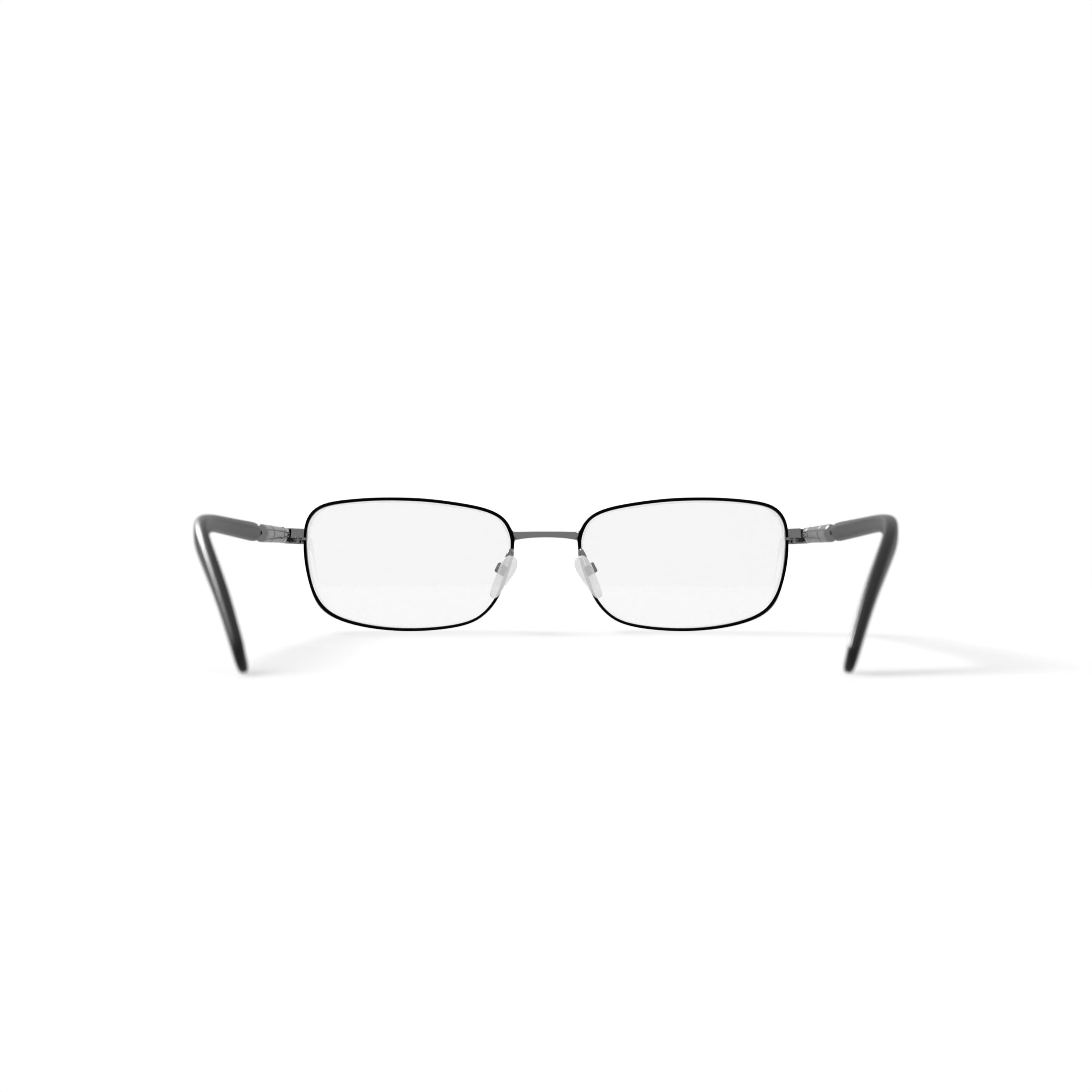 Walmart Men's Eyeglasses, MK09861, Silver, 56-18-140, with Case