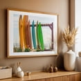 thumbnail image 4 of Coastal Quiver - Coronado California Photography Oak Framed Wall Art Print 16 x 24 inches, 4 of 6