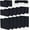 Black, variant on FKS LIFE 14-Piece Waterproof Patio Cushion Covers Set, Fade-Resistant Outdoor Cushion Slipcovers for Patio Furniture & Living Room, Versatile Replacement Covers for Couches, Chairs(25x25x3.15)