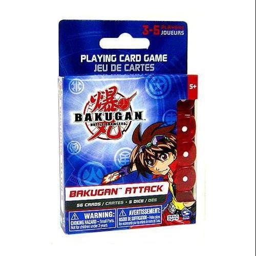 Bakugan Battle Brawlers Attack Playing Card Game -