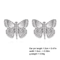 thumbnail image 4 of Boucles d'Oreilles Papillon en Alliage de Mode Boucles d'Oreilles Percées pour les Femmes, 4 of 10