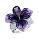 thumbnail image 1 of Las mujeres del anillo de dedo brillante anillo de compromiso anillo de circonio, 1 of 2