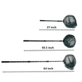 thumbnail image 4 of Pack of 1 Telescopic Folding Aluminum Handle Fishing Landing Net 3 Section Extending Pole (Upgraded Version), 4 of 4