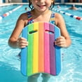 thumbnail image 7 of TACILIP Outdoor Decor, Pool Rainbows Color EPE Foam Kickboard 1 Pack Thick No Slide Swim Training Board For Adults Floating Aid, Holiday Gifts, 7 of 7