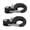 Black, variant on M Buder 2Pcs RC Trailer Hook Aluminum Alloy Corrosion Resistant Tow Chain for SCX10 1/10 Crawler Car Model Accessories Parts Black (0.94 inches / 24 mm)
