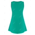 thumbnail image 2 of Más el tamaño de encaje festoneado Panel de dos tonos Tank Top Rosegal  Camisetas sin mangas de talla grande, 2 of 5