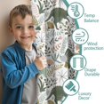 thumbnail image 3 of Blackout Kids Curtains,Colorful Dinosaurs Floral Pattern Childrens Insulated Curtains Set Of 2,Bedroom Essentials,Toddler Room Decor 42"x54", 3 of 5