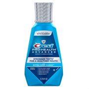 (2 pack) (2 pack) Crest Pro-Health Advanced Alcohol Free Extra Deep Clean Mouthwash, Fresh Mint, 1 L