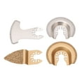 thumbnail image 2 of Universal Carbide Saw Blades, Abrasive Design Oscillating Saw Blades Multi Tool Kit Compatibility Wear Resistant  For Grinding Objects, 2 of 8