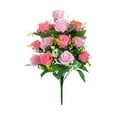 thumbnail image 2 of TIMIFIS Artificial Flowers for Outdoors Simulation of 18 Roses Exquisite European-Style Artificial Flowers Shooting Props Decorative Artificial Flowers Flower Arrangements Outdoor Faux Plants, 2 of 4