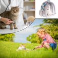 thumbnail image 4 of GHSDFBB Bubble Cat Backpack,Expandable Backpack for Cats,Fit up to15 lbs Cats,Pet Outdoor Backpack (Floral, Front Expan), 4 of 5