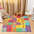 thumbnail image 4 of Kids Foam Puzzle Floor Play Mat with Shapes & Colors or Numbers & Alphabets, 4 of 4
