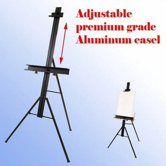 Aluminum Adjustable Large 68" Easel Drawing Canvas Poster Picture Frame Holder