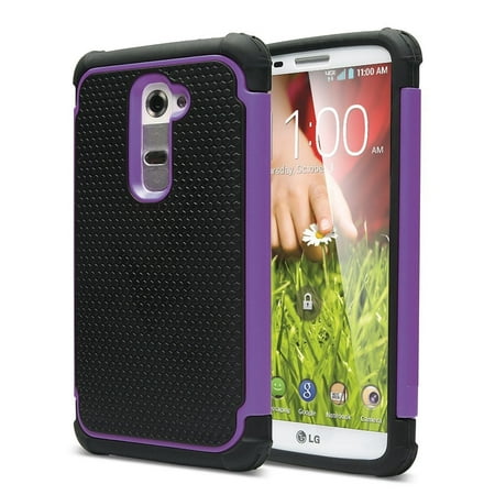 LG G2 / D802 Plus Shockproof Rugged Box Case Cover Matte (Lg G2 Best Phone)