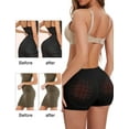 thumbnail image 5 of Women's High-Waist Butt Lifter Panties - 2-Pack Seamless Hip Enhancer Boyshort Underwear, Padded for Body Shaping S, 5 of 7