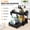 Black, variant on 3 Pack Under Sink Organizer, 2 Tier Pull Out Cabinet Organizer, Sliding Storage Shelf for Bathroom and Kitchen, Space Saving 12.8 Inch