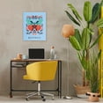 thumbnail image 3 of Stupell Industries Bohemian Butterfly Symmetry on Blue Canvas Art, 16 x 20, by Indira Prieto | IndySign, 3 of 8