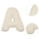 thumbnail image 2 of Almohada decorativa de felpa con letras para sofá, coche, dormitorio A, 2 of 7