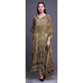 thumbnail image 3 of Phagun Floral Ethnic Long Caftan Maxi Dress Beach Swimwear Cover up Womens Kaftan-XL-3X, 3 of 5