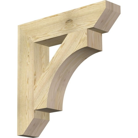 

Ekena Millwork 6 W x 30 D x 30 H Westlake Slat Rough Sawn Bracket Douglas Fir