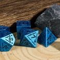 thumbnail image 5 of cusdie 7-Die Resin DND Dice, Shield&Sword Pattern Polyhedral Dice Set for Role Playing Game Dungeons and Dragons D&D Dice Pathfinder, 5 of 5